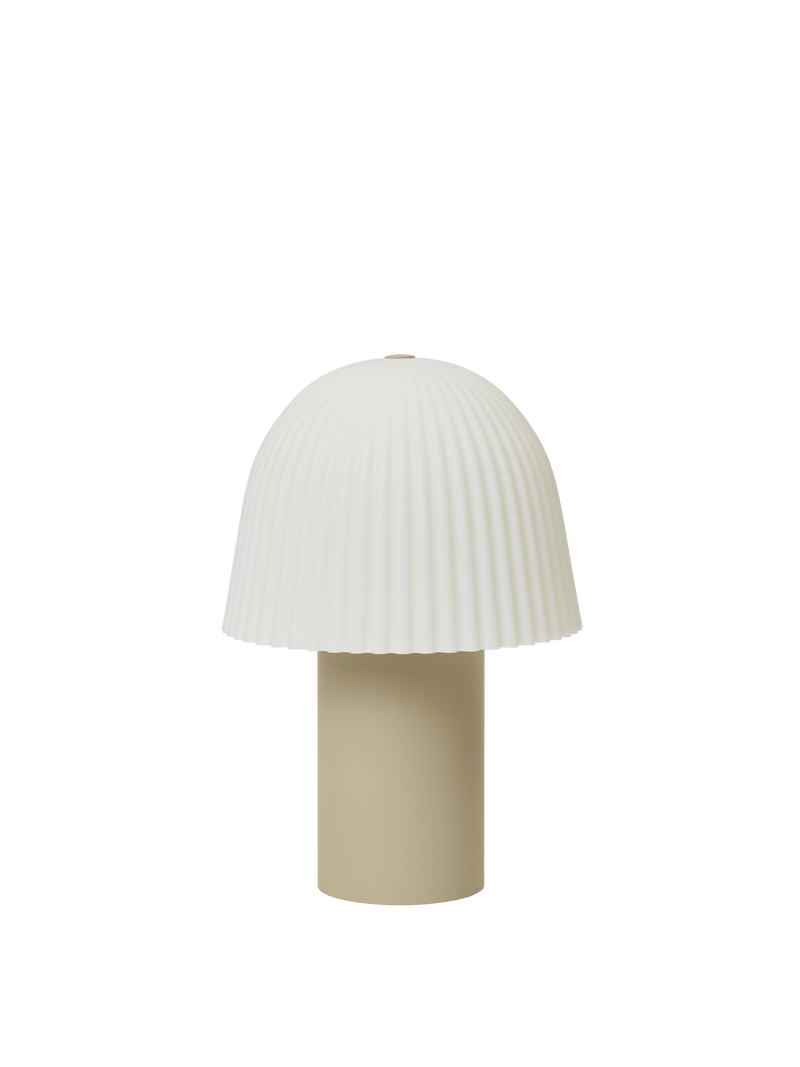 Frill Portable Lamp - Cashmere/White
