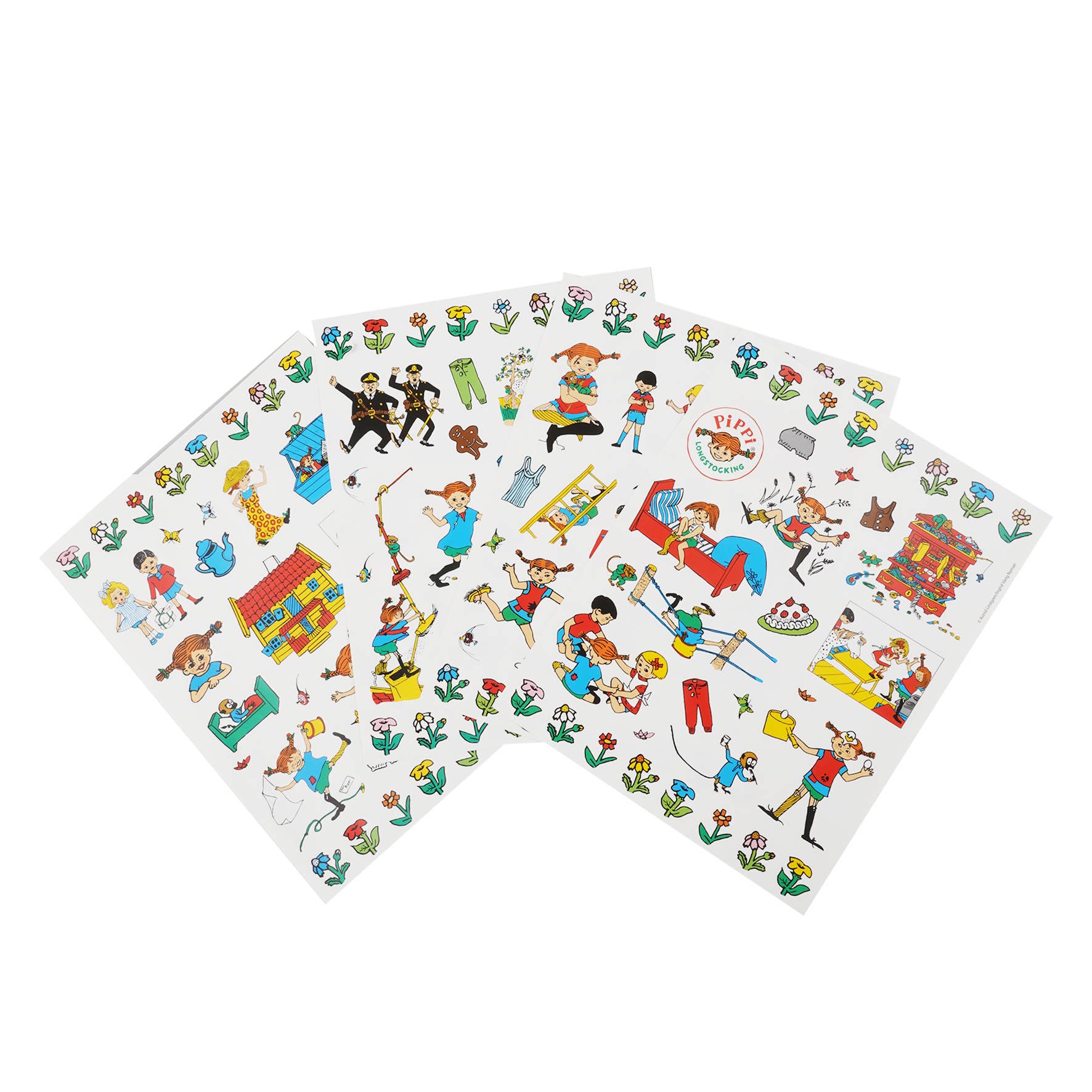 Wholesale Pippi - Stickers - Villa Villekulla