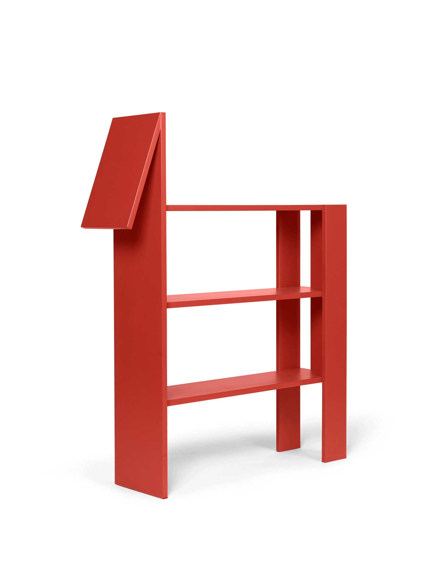 Horse Bookcase - Poppy Red