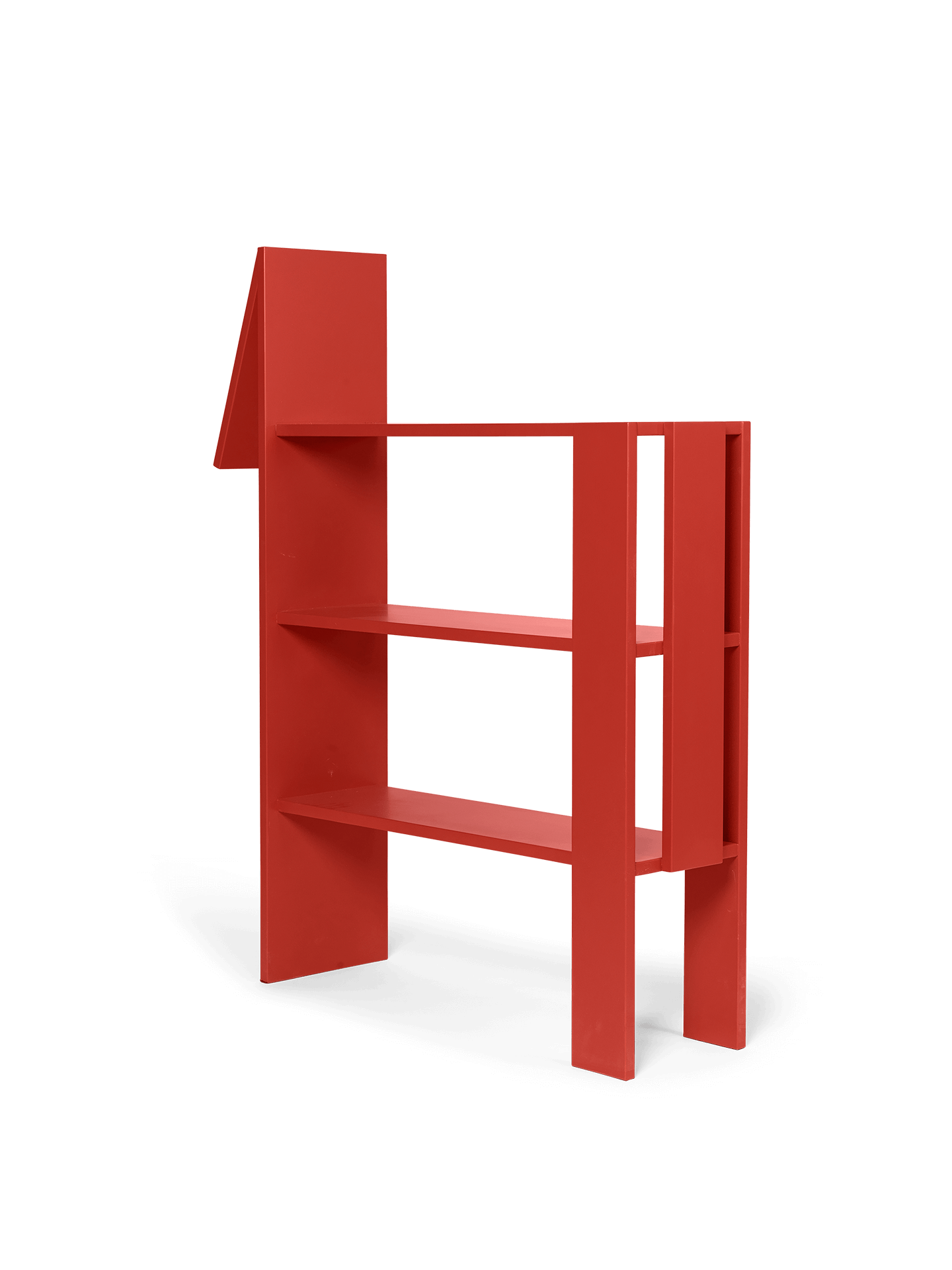 Horse Bookcase - Poppy Red
