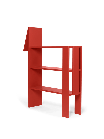 Horse Bookcase - Poppy Red