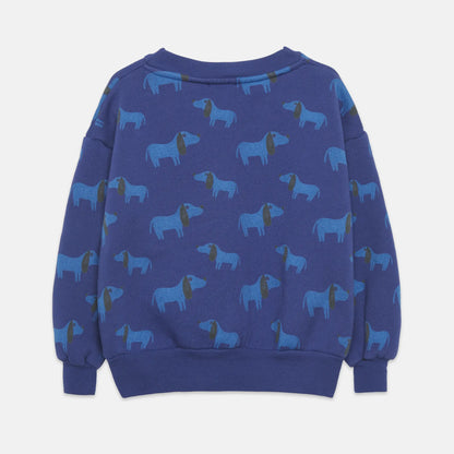 Blue Dog all over sweatshirt