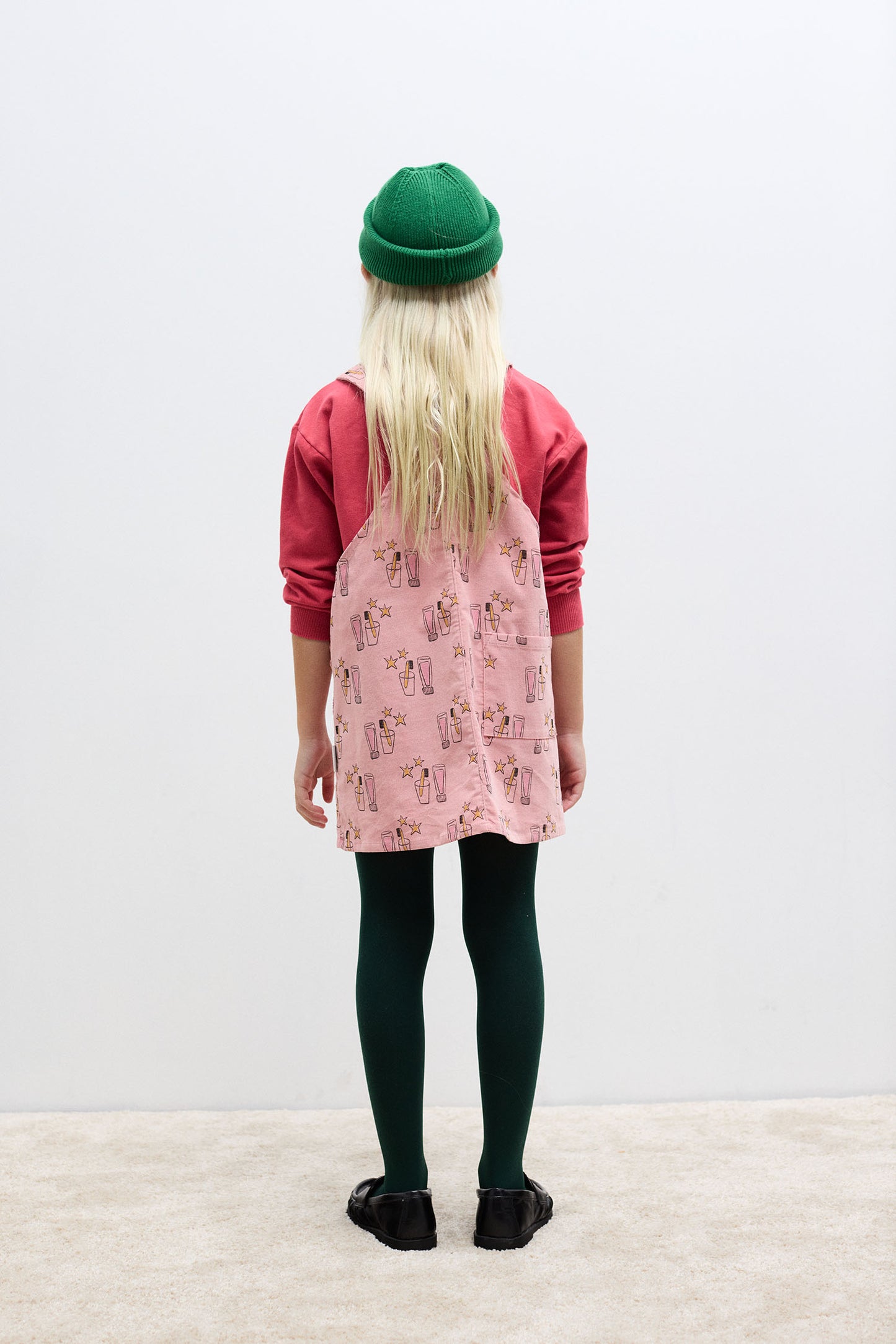 Magic toothbrush corduroy dress