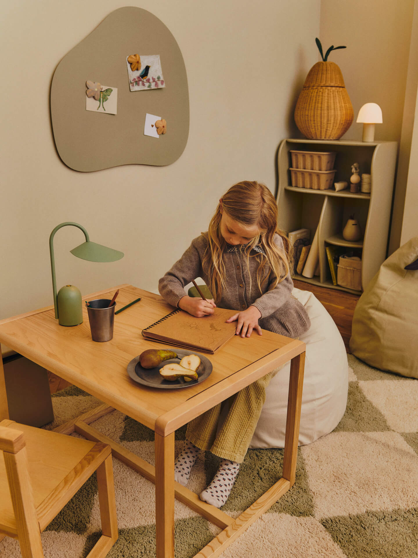 Pear Bean Bag - Natural