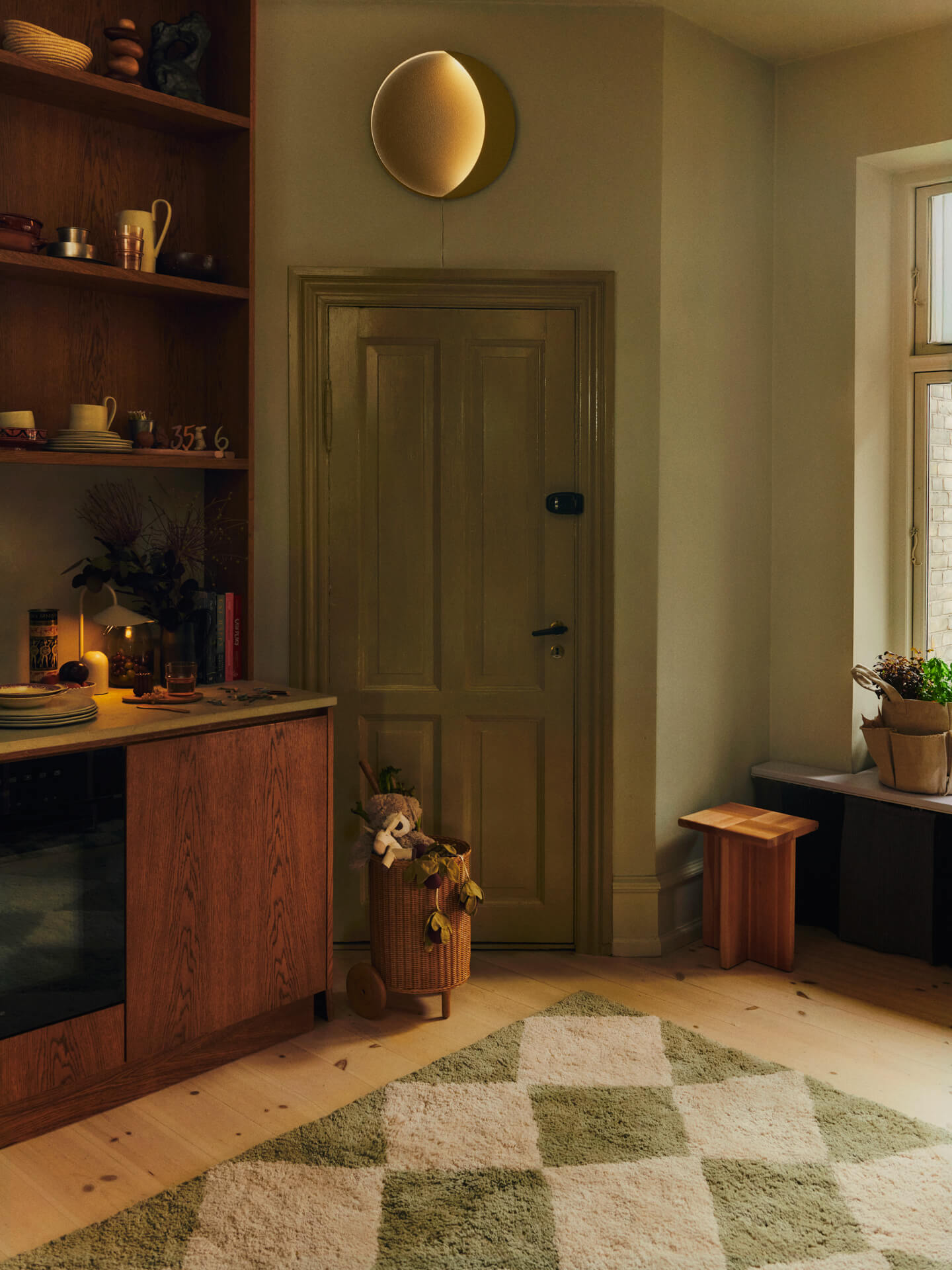 Tilt Rug - Elm Green