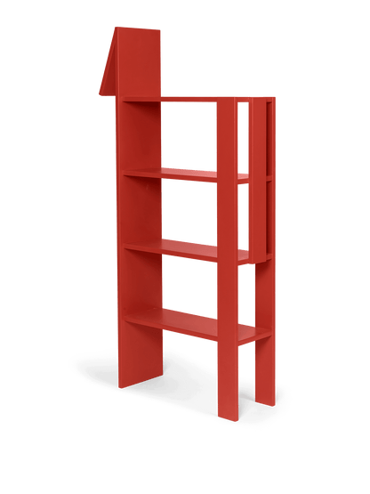 Giraffe Bookcase - Poppy Red