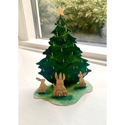 Tall Hat Tales - Hand-painted H.C. Andersen The Fir Tree - with audio