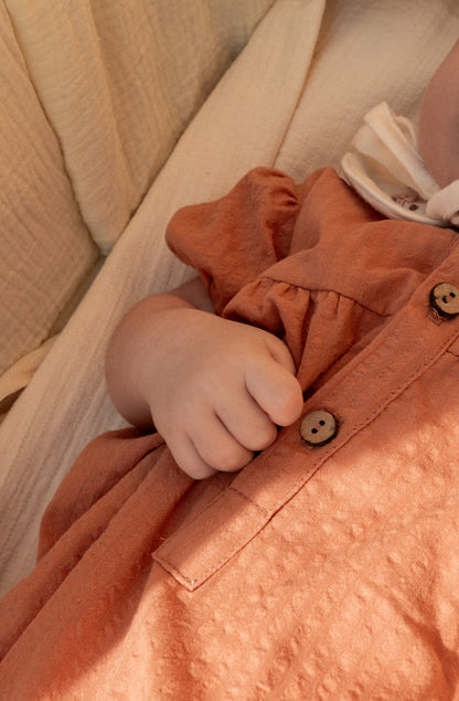 Ranita Dessert bordada recién nacido