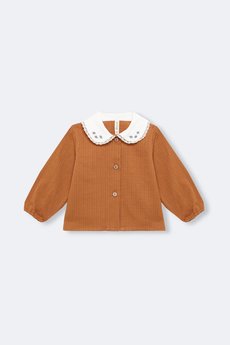 Toffee embroidered shirt baby