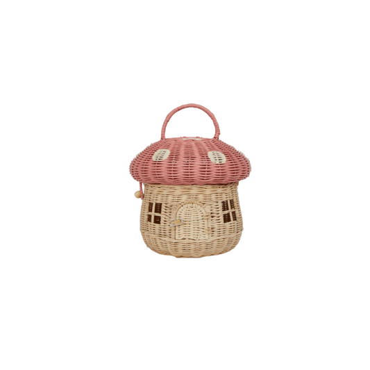 Rattan Mushroom Basket