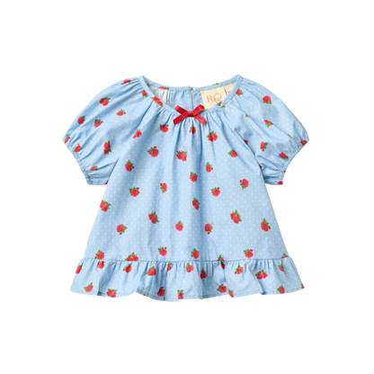 Fiona Blouse - Blue Sky Rose