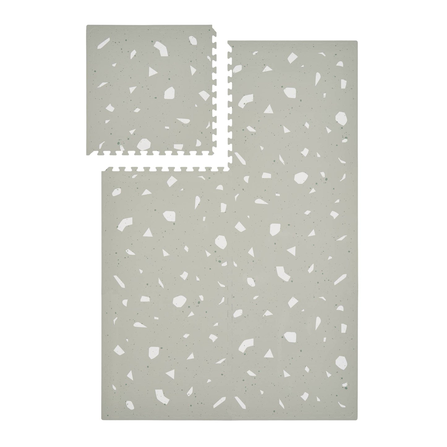 TERRAZZO SAGE Foam Play Mat Green/Sage, 120x180 cm