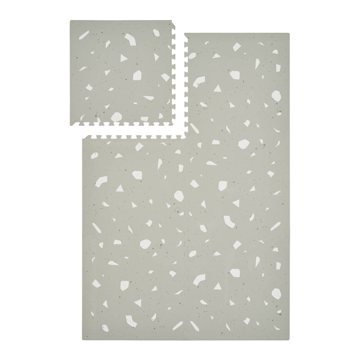 TERRAZZO SAGE Foam Play Mat Green/Sage, 120x180 cm