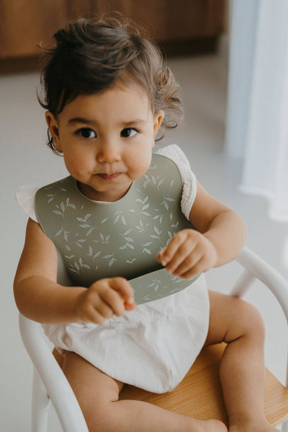 Silicone bib: Foliage
