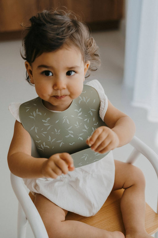 Silicone bib: Foliage