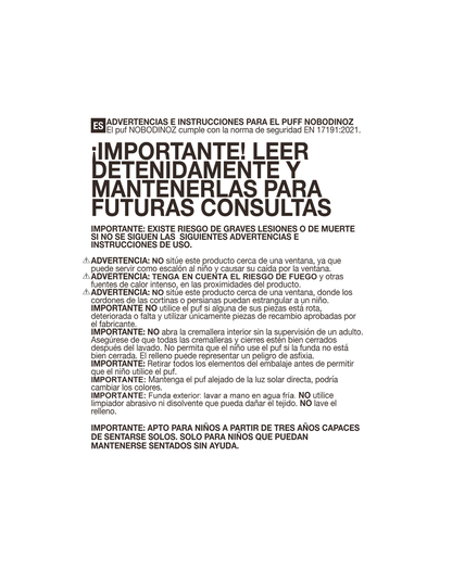 Round beanbag - kid size - Vibes