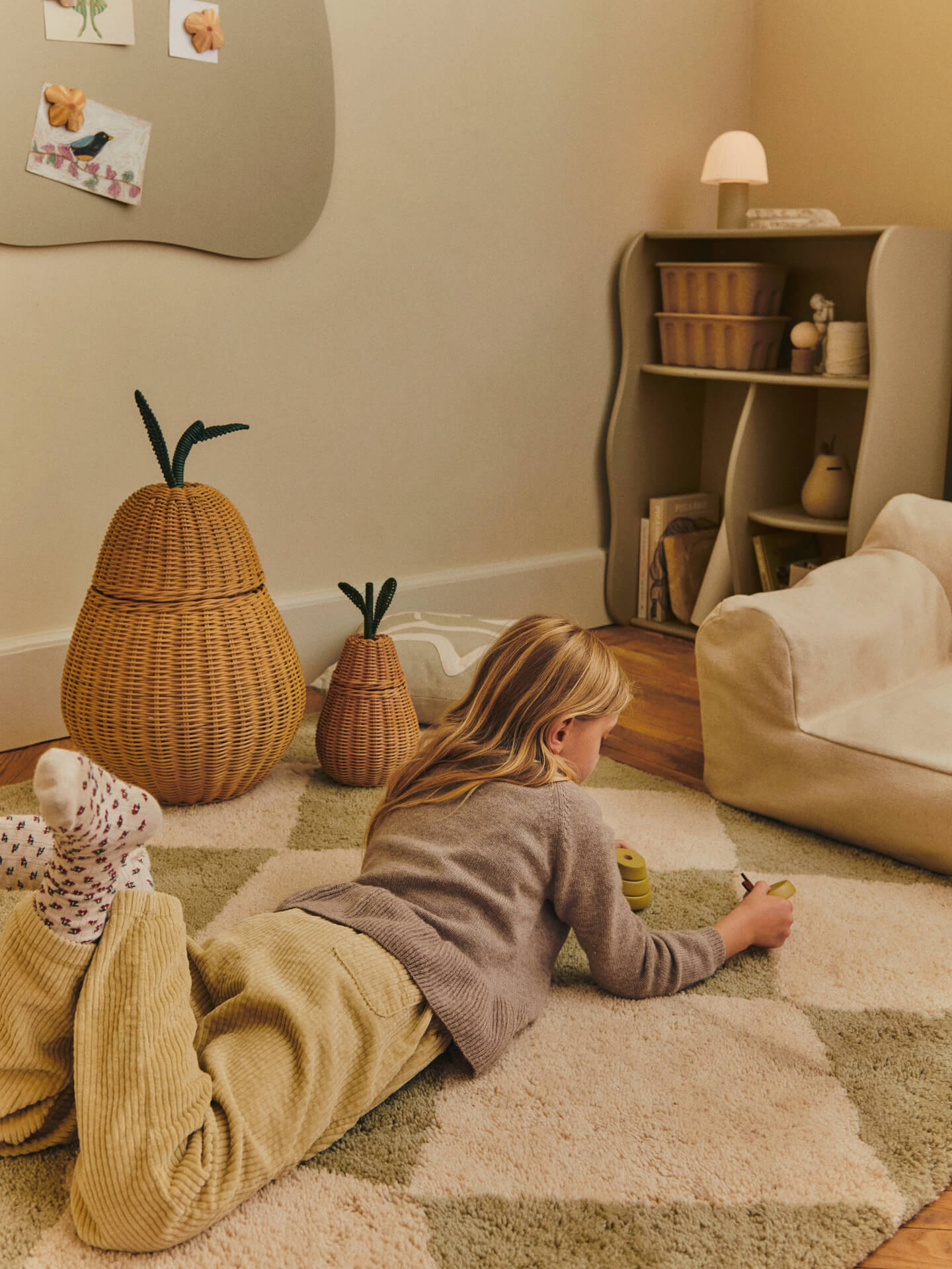 Tilt Rug - Elm Green