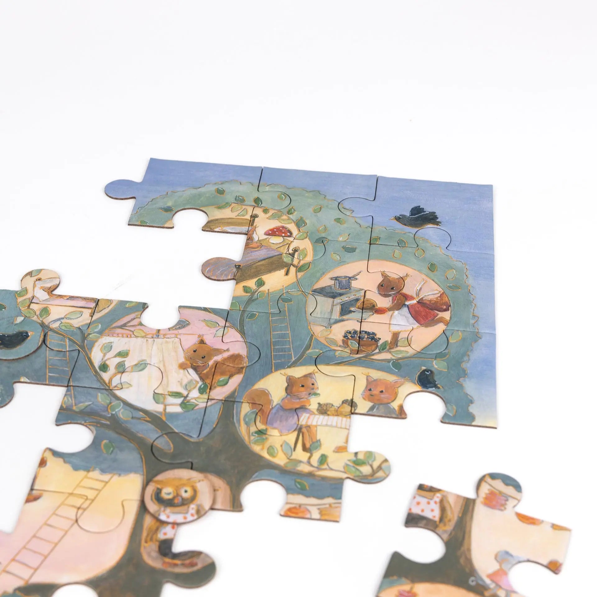 Squirrel Tree Puzzle (24 pieces)