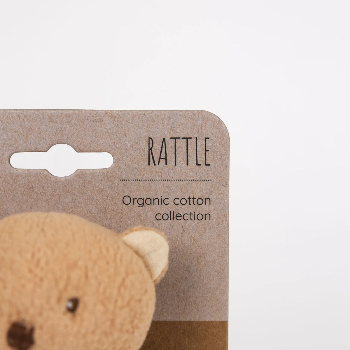 Marcel wooden rattle bear
