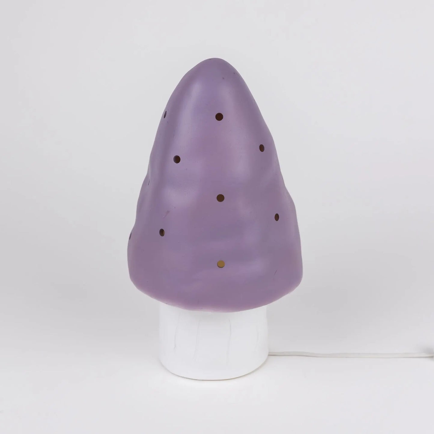 Small Mushroom Night Lamp, Lavender