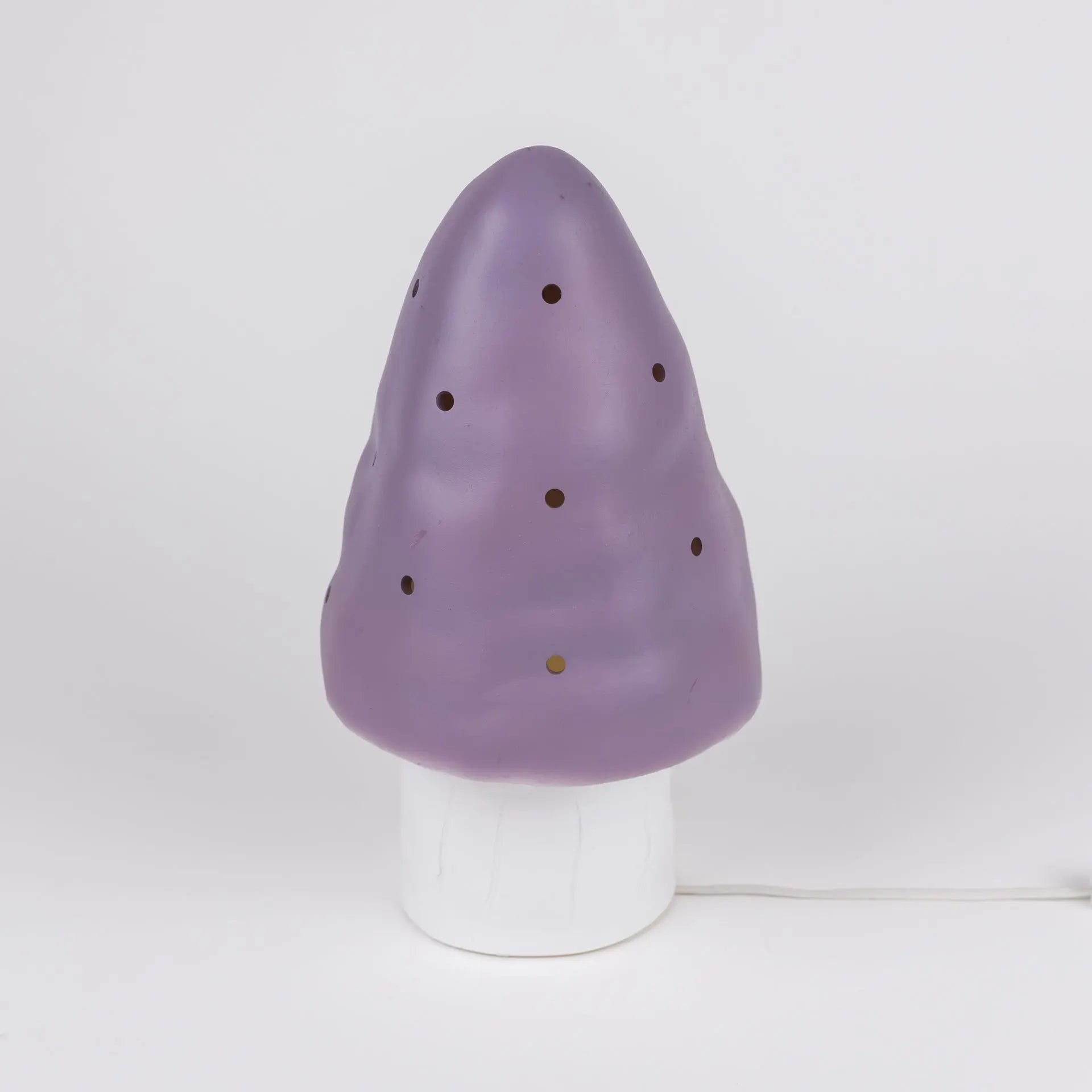 Small Mushroom Night Lamp, Lavender