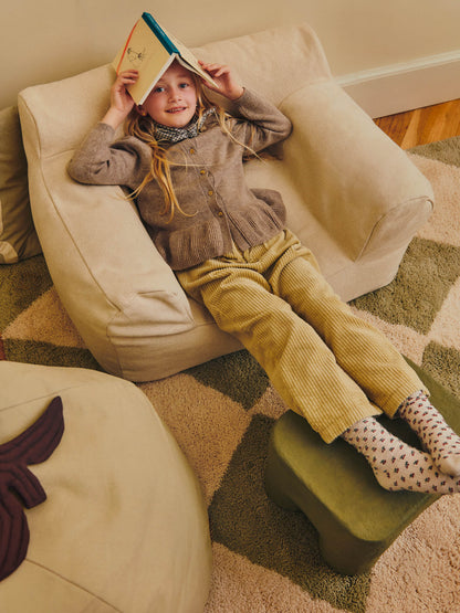 Pear Bean Bag - Elm Green