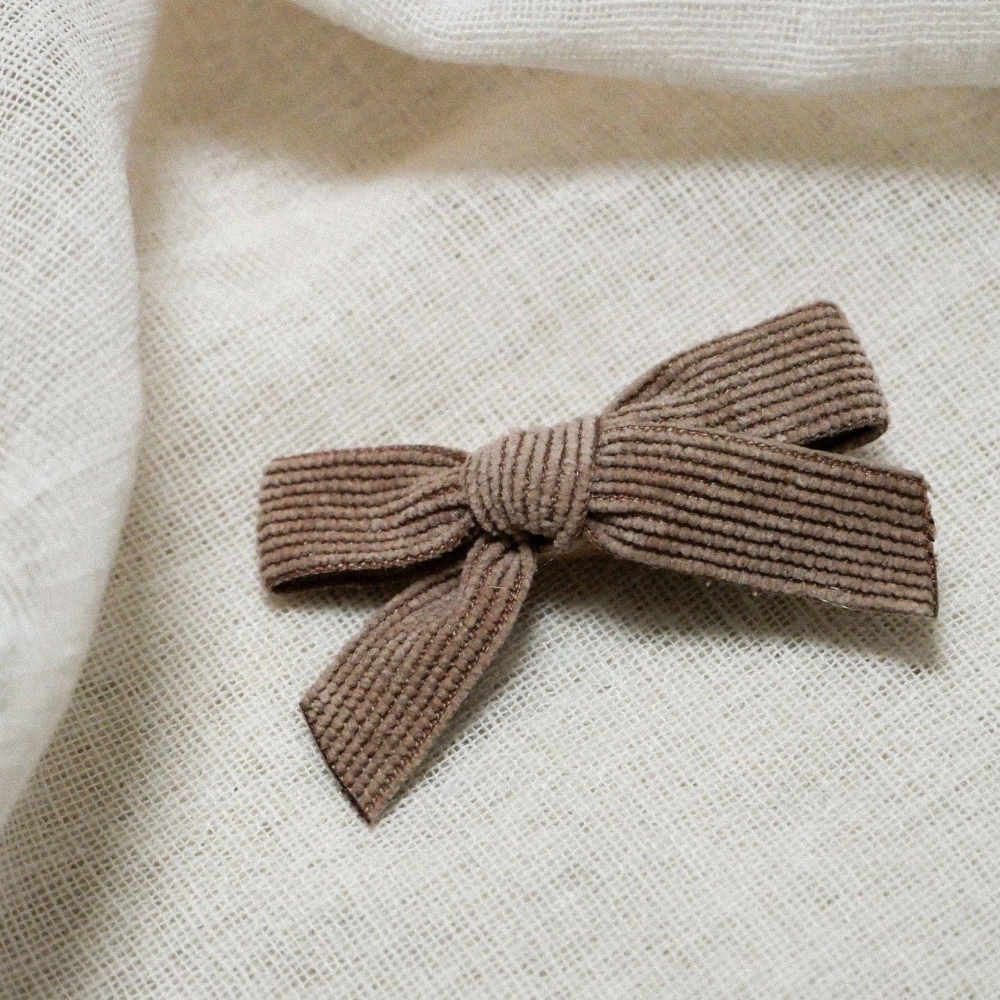 Flower, velvet and gingham hair clip set