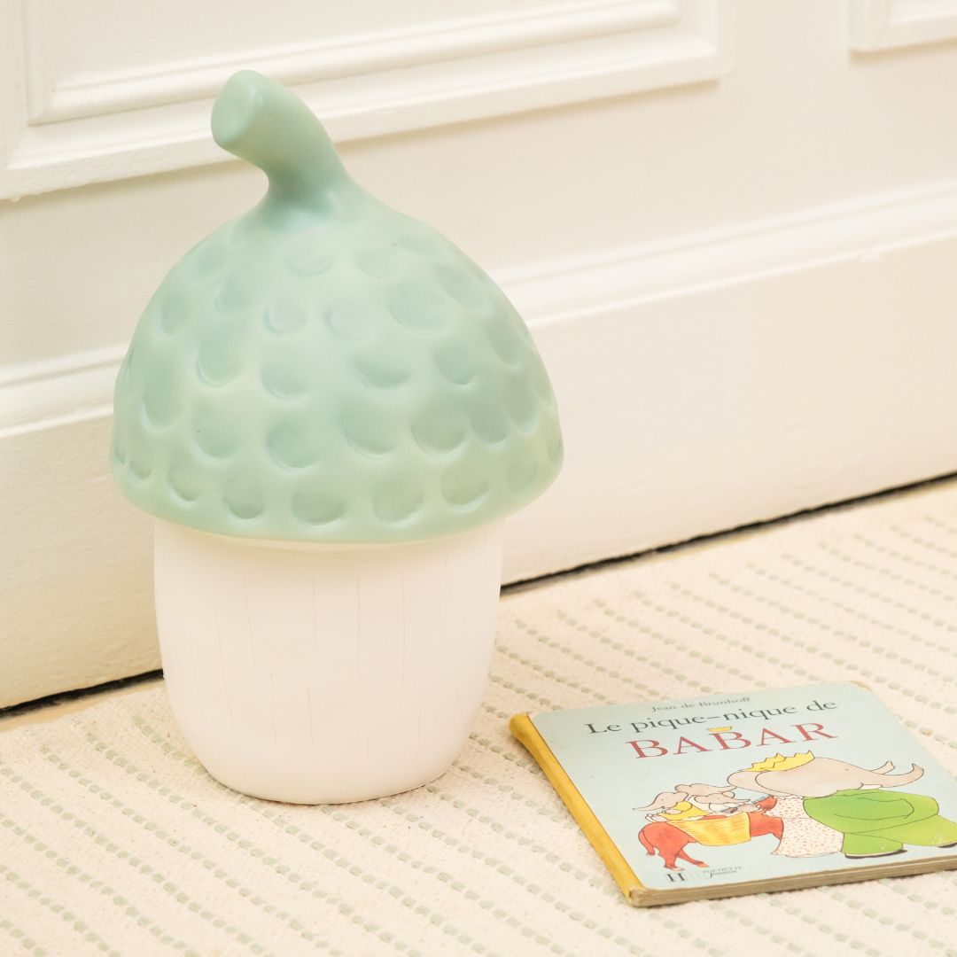 LAMP ACORN ALMOND