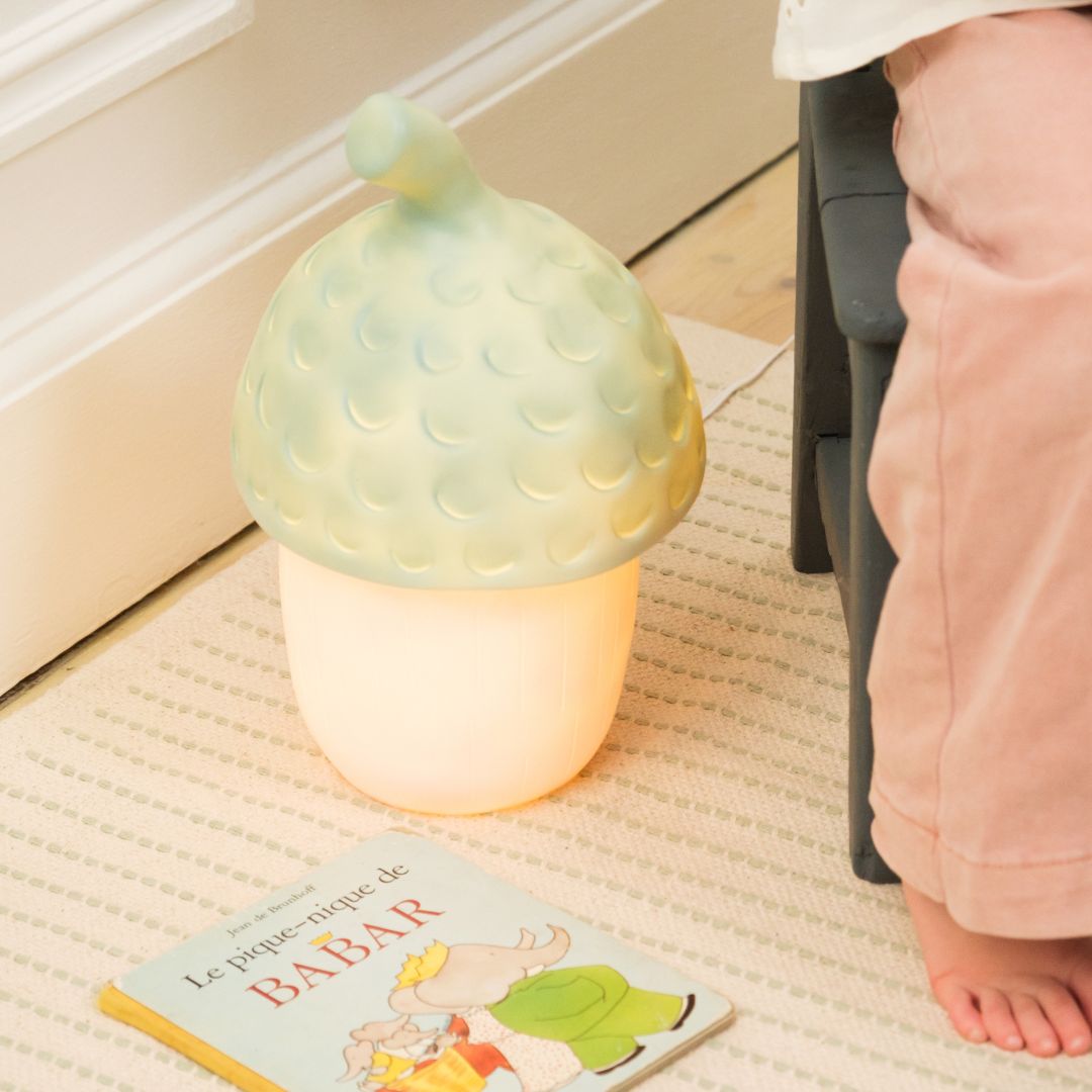 LAMP ACORN ALMOND