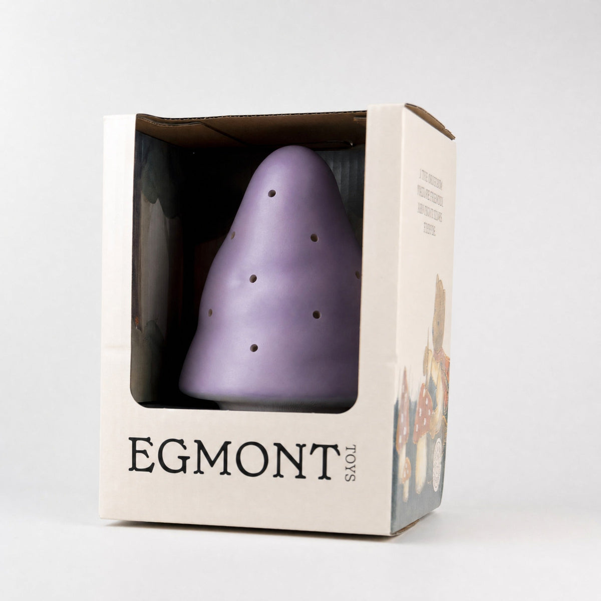 Small Mushroom Night Lamp, Lavender