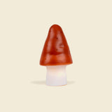 Small Mushroom Night Lamp, Red Brick