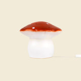 Medium Mushroom Night Lamp, Red Brick