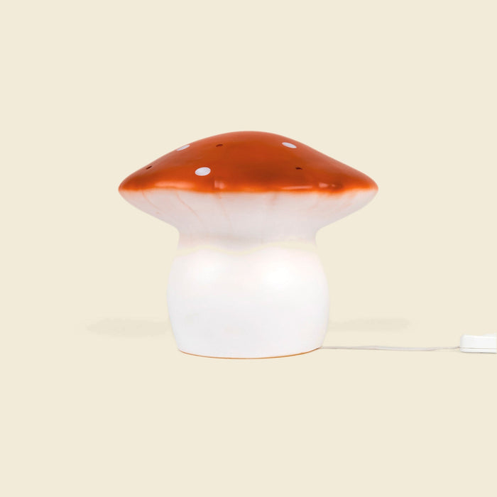 Medium Mushroom Night Lamp, Terra