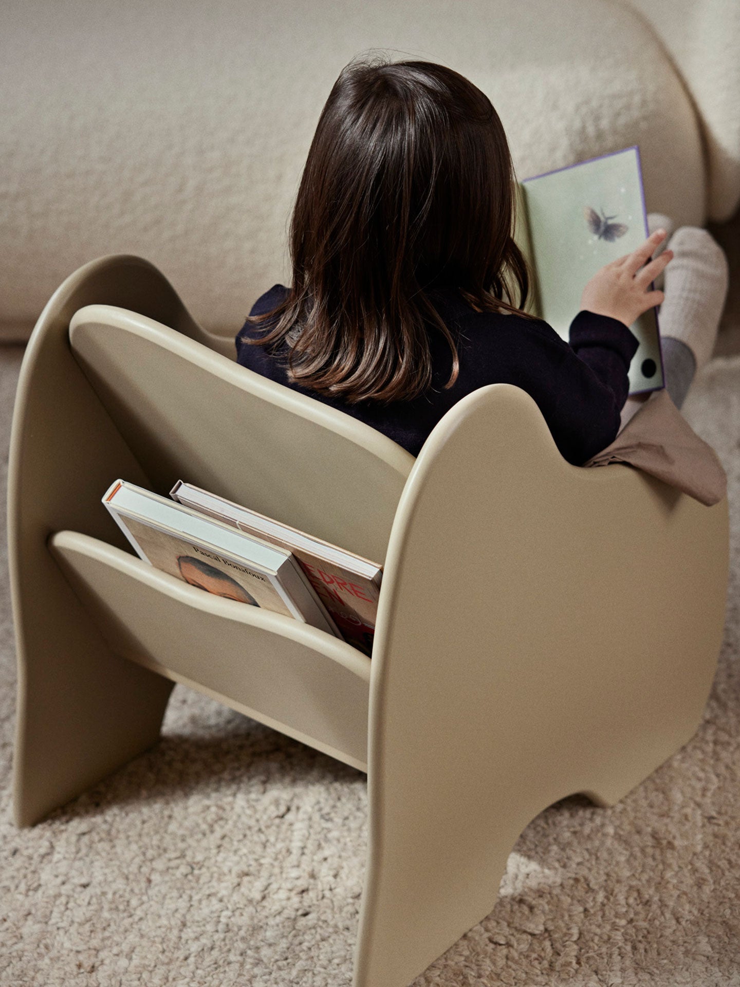 Slope Lounge Chair - Cashmere