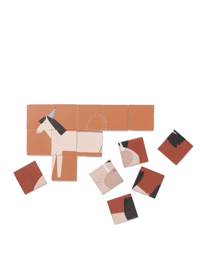 Two-Sided Puzzle - Walrus/Horse