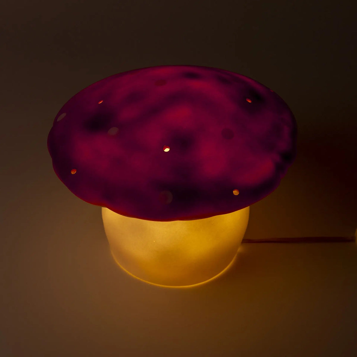 Medium Mushroom Night Lamp, Cuberdon