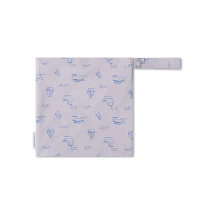 Swim Diaper - Beige/Blue - Seas The Day