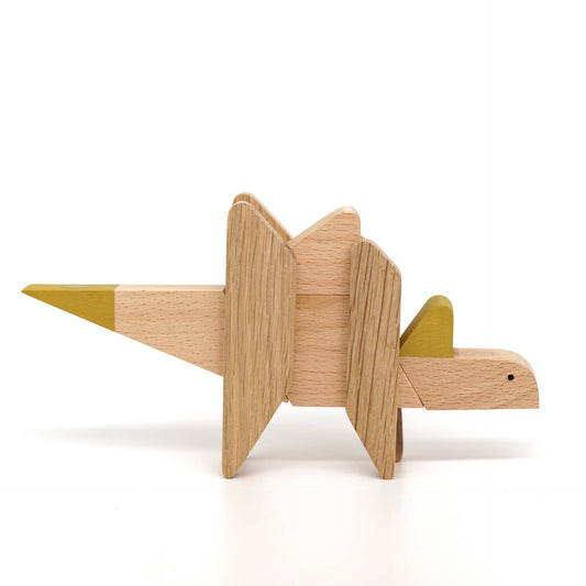 Wooden Magnetic Stegosaurus Dinosaur