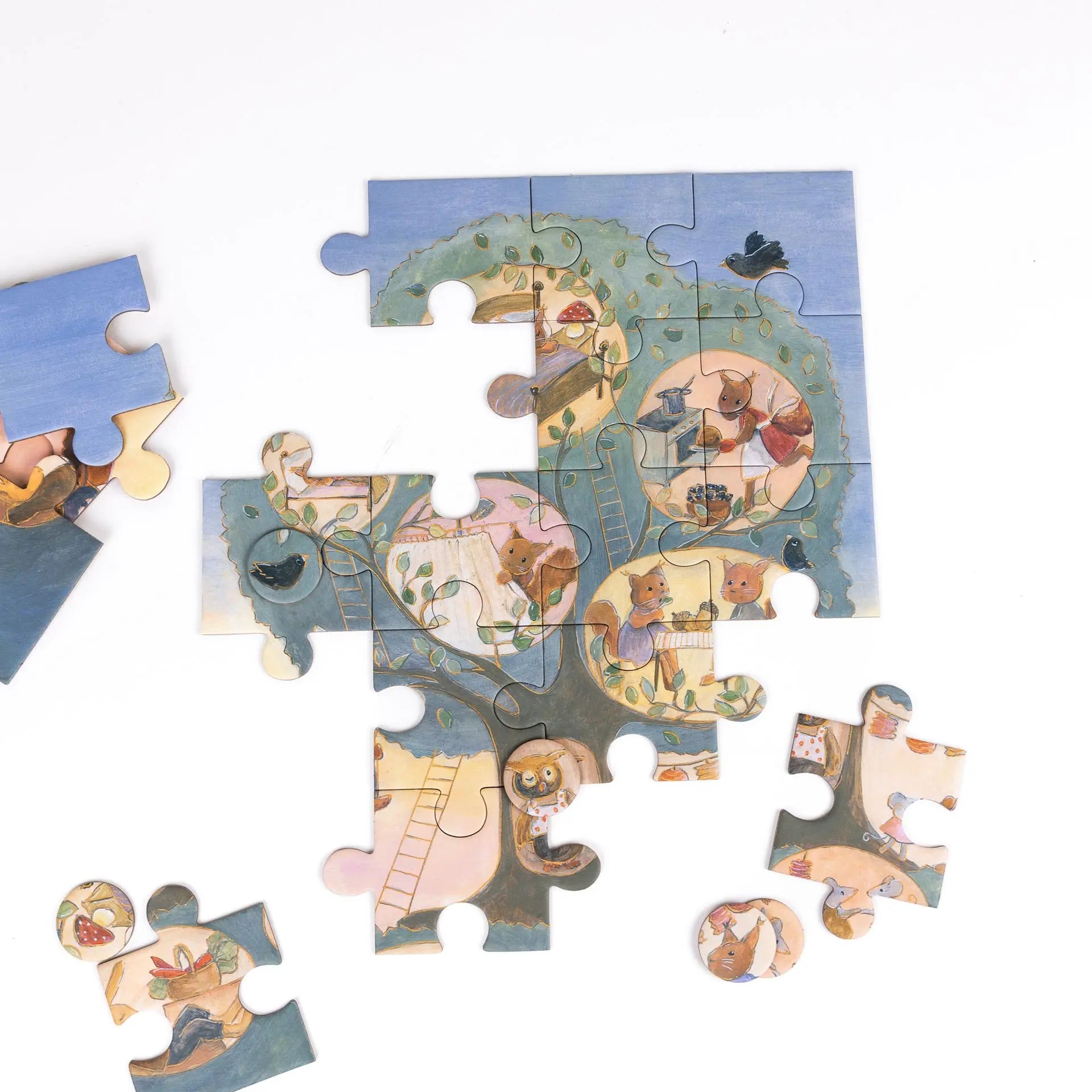 Squirrel Tree Puzzle (24 pieces)