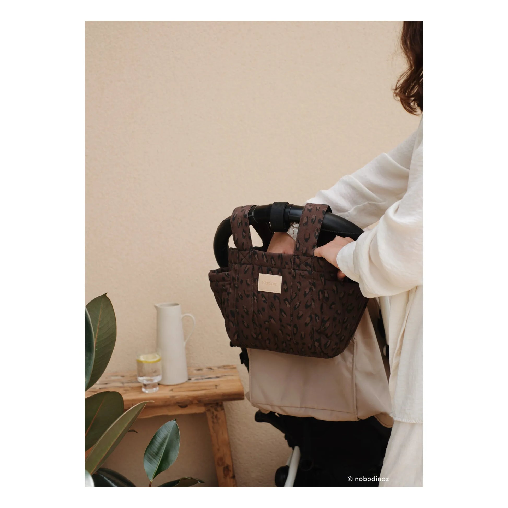 Hyde Park Stroller Organizer Bag | Leopard