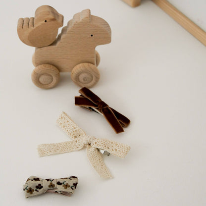 Caramel barrette set