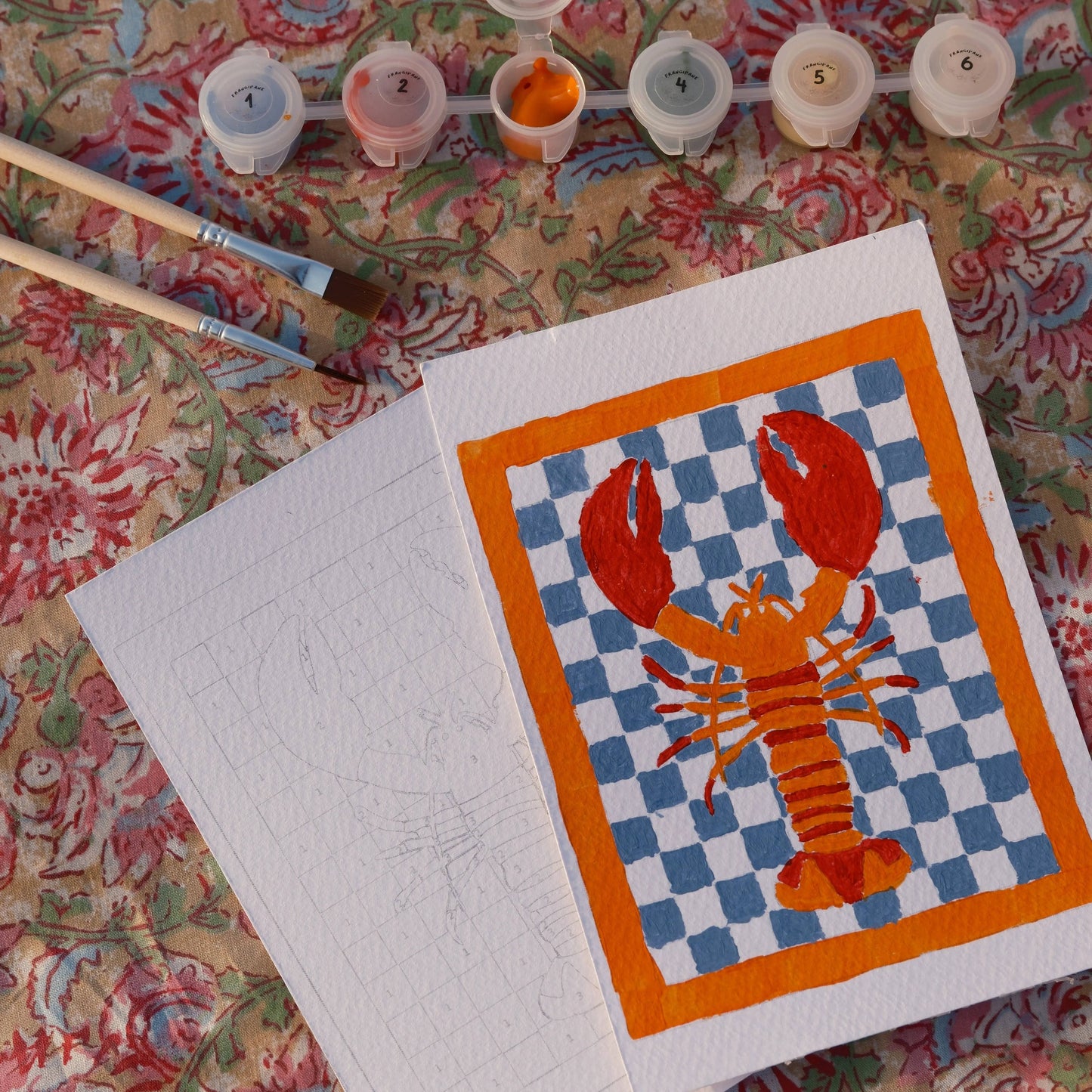 Mediterranean Paint-by-Numbers Set