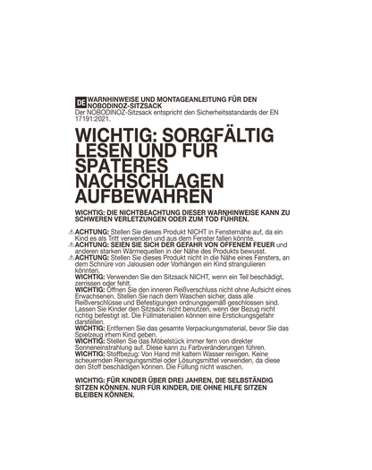 Armchair beanbag - kid size - Vibes