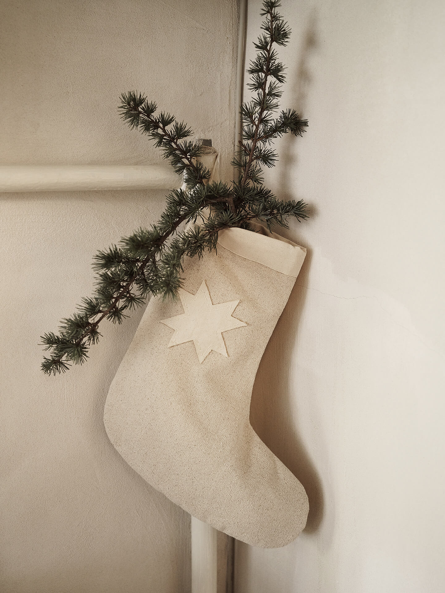 Vela Christmas Stocking - Natural