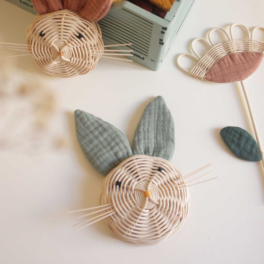 Sage green Rabbit trophy