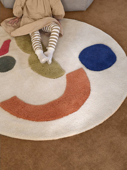 Panto Tufted Rug - Off-white