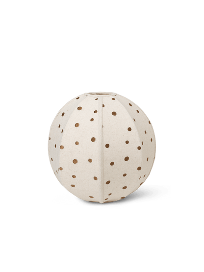 Dots Embroidered Textile Lampshade