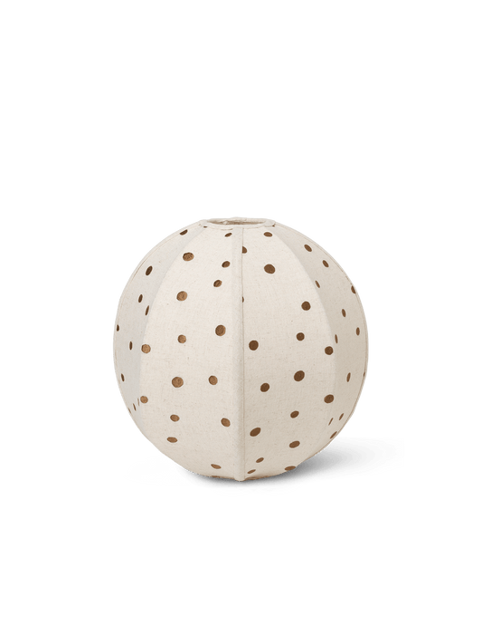 Dots Embroidered Textile Lampshade