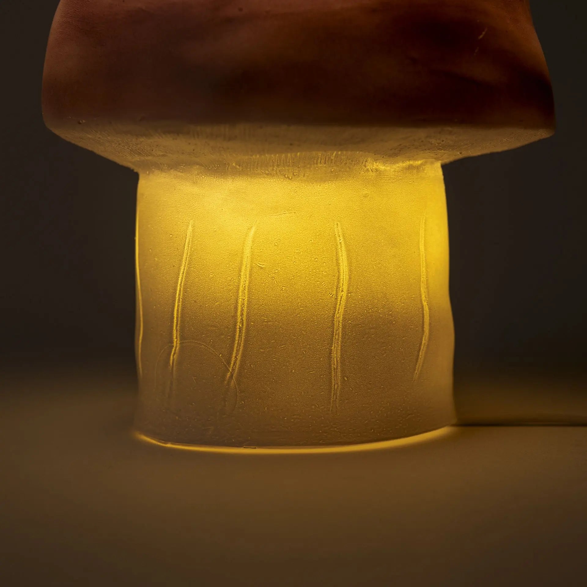 Small Mushroom Night Lamp, Lavender