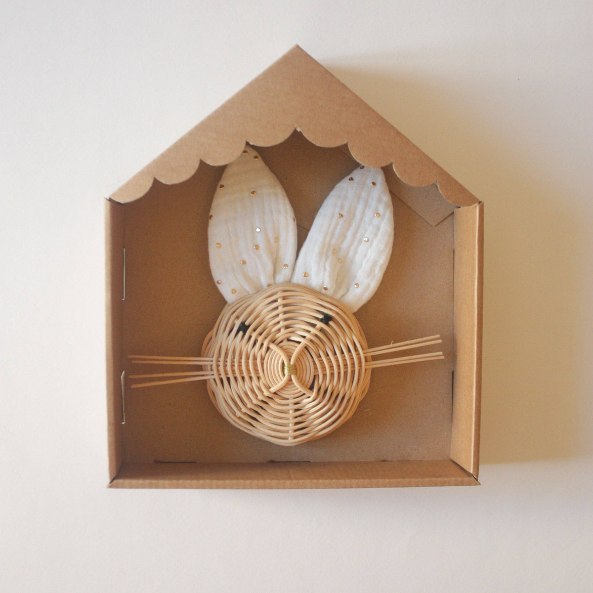 Sage green Rabbit trophy